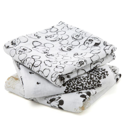 Avis Lot de 3 langes Musy Mickey  ADEN + ANAIS 1