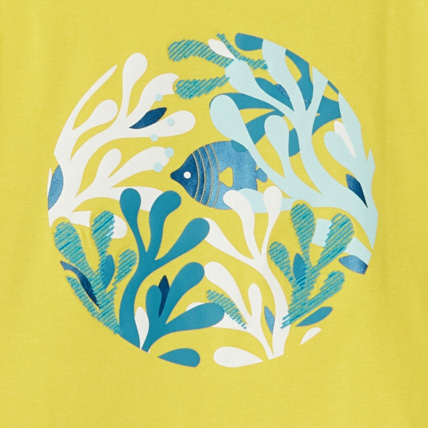Avis T-shirt à manches volantées jaune fille OKAIDI 2
