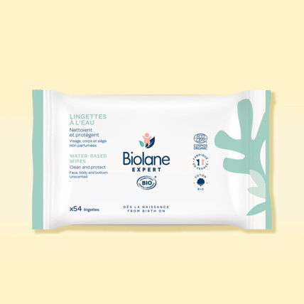 Avis Lingettes à l'eau certifiées biologiques Biolane Expert 1