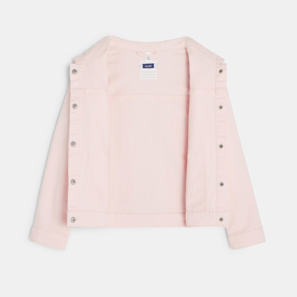 Avis Veste en toile rose fille OKAIDI 2