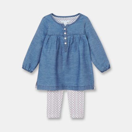 Avis Robe en chambray + leggings OBAÏBI 1