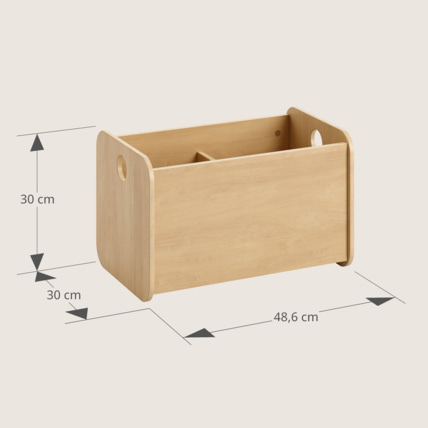Avis Coffre à jouets en bois Montessori Ellipse Petite Amélie 5