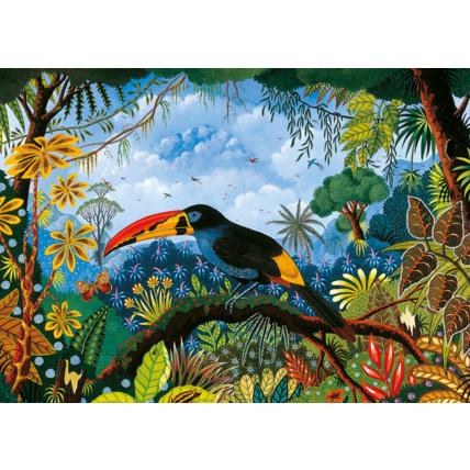 Avis Puzzle Toucan Bleu PIECES & PEACE 1
