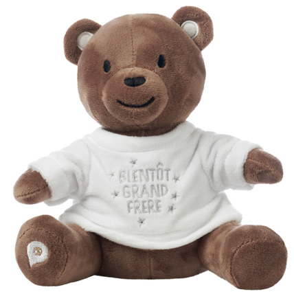 Avis Habillage pour peluche à texte annonce grand frère brodé Prémaman 2