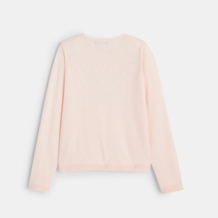 Avis Pull jacquard motif lapin rose fille OKAIDI 3