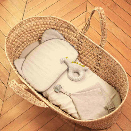 Avis Hochet bébé en coton tricoté, Dinosaure Sevira Kids 3
