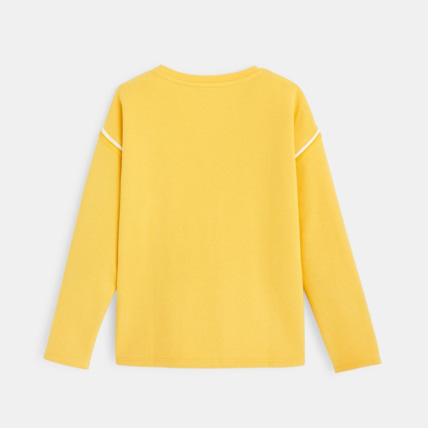 Avis Sweat à message Good Day jaune fille OKAIDI 3