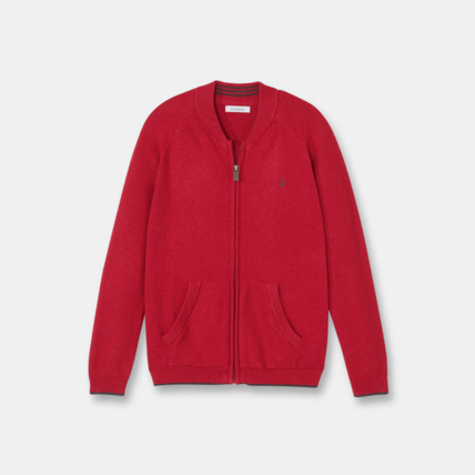 Avis Gilet teddy zippé rouge garçon OKAIDI 1