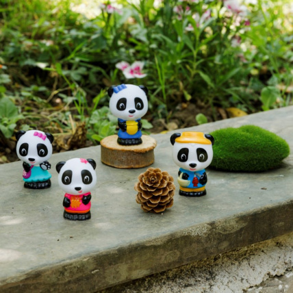 Avis 4 personnages famille PANDA - Klorofil VULLI 2