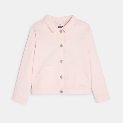 Avis Veste en toile rose fille OKAIDI 1
