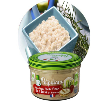 Avis Fleurette de chou-fleur riz & bœuf au romarin POTPOTAM 1