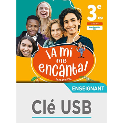 Avis A mi me Encanta cycle 4 3e - Clé USB - Ed. 2022 Hachette Éducation 1