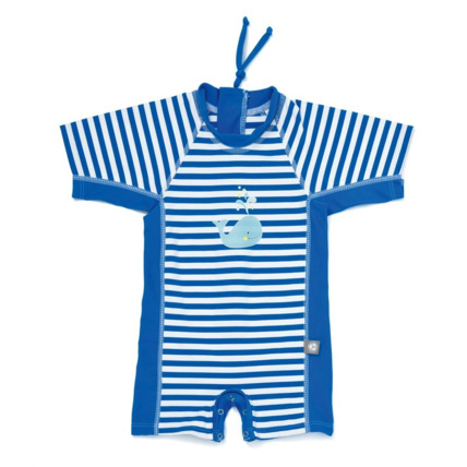 Avis Combinaison anti-UV rayée bleue Oxybul 1