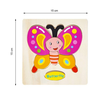 Avis Lot de 4 puzzles d'encastrement en bois HOLZ ISO TRADE 4