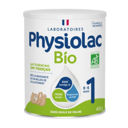 Avis Lait en poudre Bio Physiolac 1