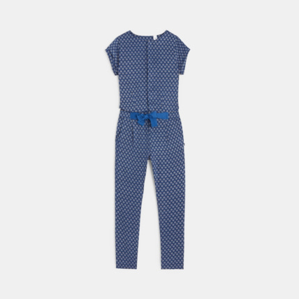 Avis Combi-pantalon imprimée bleu fille OKAIDI 2