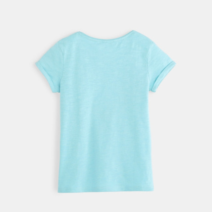 Avis T-shirt fantaisie bleu fille OKAIDI 2