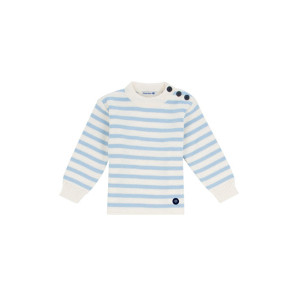 Avis Pull marin rayé "Fouesnant" - laine - Nature/Reflet ARMOR-LUX 1