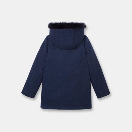 Manteau a capuche bleu fille OKAIDI Comparateur Avis Prix