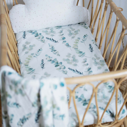 Avis Drap housse couffin ovale, Eucalyptus Sevira Kids 4