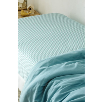 Avis Drap housse enfant percale de coton bio Vichy KADOLIS 1