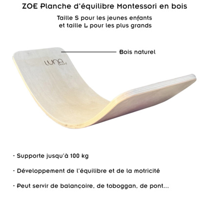 Avis Planche d'équilibre Montessori en bois ZOE Mon Mobilier Design 7