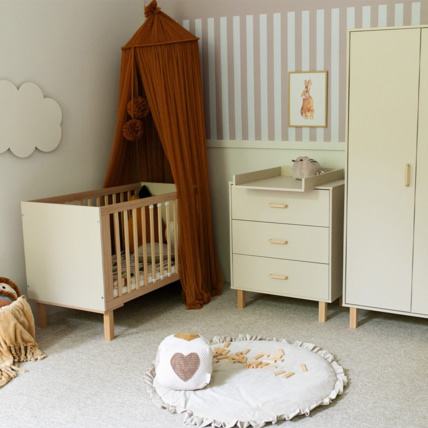Avis Ensemble bébé commode et lit évolutif + plan à langer commode Laura Mon Mobilier Design 3