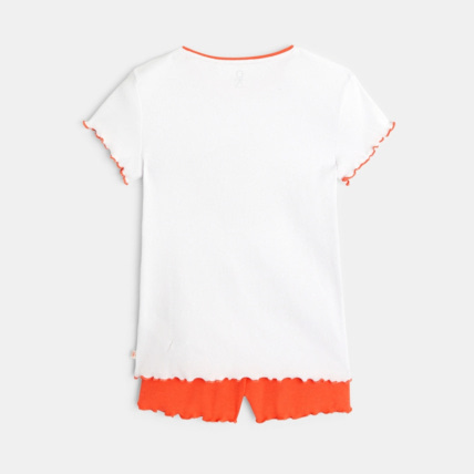 Avis Pyjama d'été 2 pièces motif dragon blanc fille OKAIDI 3