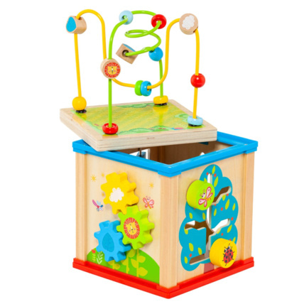 Avis Cube d'activités en bois - 5 pièces MOLTO 1