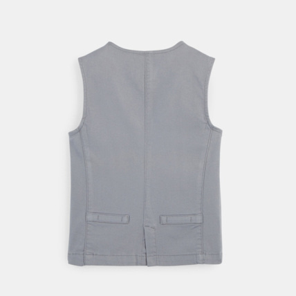Avis Gilet sans manches gris garçon OKAIDI 2