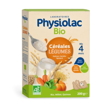 Avis Céréales Légumes BIO Physiolac 1
