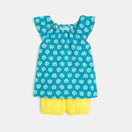 Avis Blouse imprimée palmiers et short OBAÏBI 1