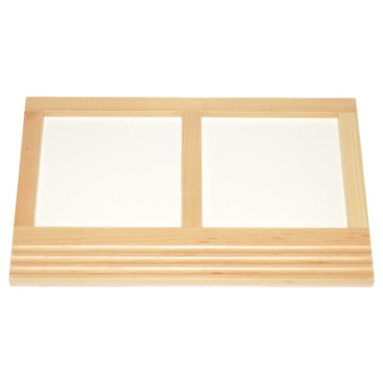 Avis Plateau de présentation des formes à dessin ambiance montessori 1