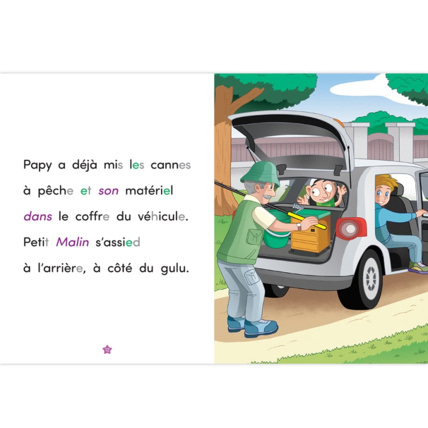 Avis Livre Petit Malin va à la pêche - Apprendre à lire avec Les Alphas ÉDITIONS RÉCRÉALIRE 2