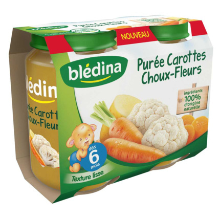 Avis Pot Purée Carottes Choux-fleurs 2x200g Blédina 1