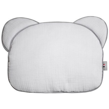Avis Oreiller bébé plat ourson en gaze de coton, Jeanne Sevira Kids 1