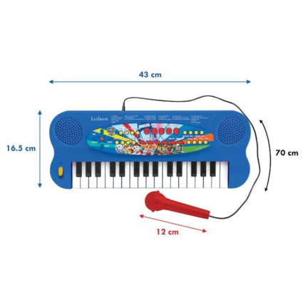 Avis Clavier électronique Musical avec micro Pat'Patrouille LEXIBOOK 2