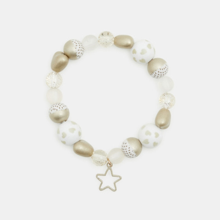 Avis Bracelet de perles jaune fille OKAIDI 1