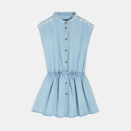 Avis Robe brodée bleue fille OKAIDI 2