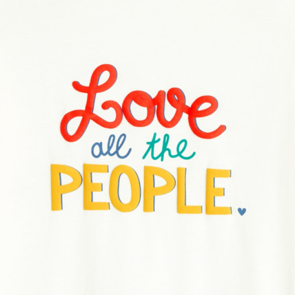 Avis T-shirt à message love blanc fille OKAIDI 2