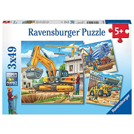 Avis Puzzle - Grands véhicules de construction - 3x49 pièces RAVENSBURGER 1