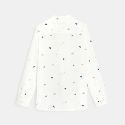 Avis Chemise col droit imprimé désert blanche garçon OKAIDI 3