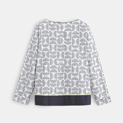 Avis Blouse imprimée grise fille OKAIDI 2