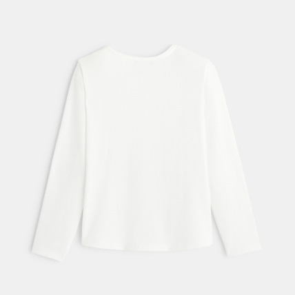 Avis T-shirt à motifs cadeaux blanc fille OKAIDI 3