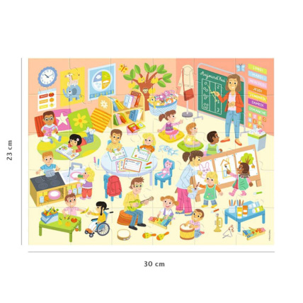 Avis Puzzle Une journée à l'école - de 4 ans RAVENSBURGER 3