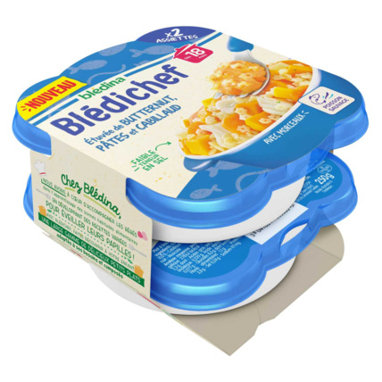 Avis BLEDICHEF Etuvée de butternut, pâtes et cabillaud Blédina 2