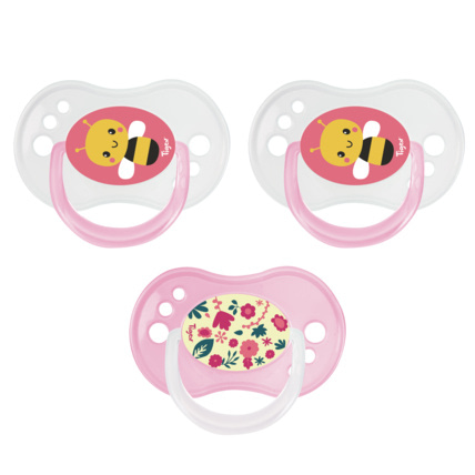 Avis 3 Sucettes Jour / Nuit NEW REVERSIBLE Silicone Tigex 2