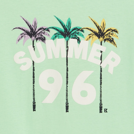 Avis T-shirt manches courtes à motif vert garçon OKAIDI 3