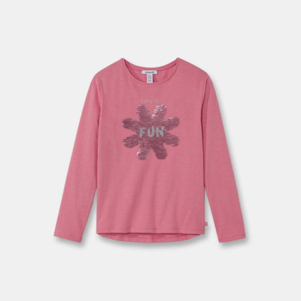 Avis T-shirt à sequins magiques rose fille OKAIDI 1