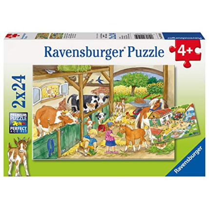 Avis Puzzle - Le bonheur à la ferme - 2x24 pièces RAVENSBURGER 1